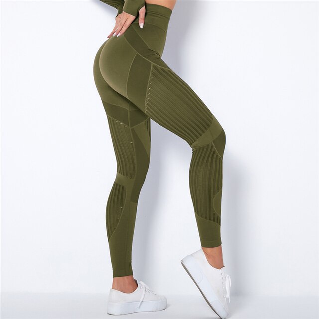 Damen Hochtaillierte Leggings Sportbekleidung