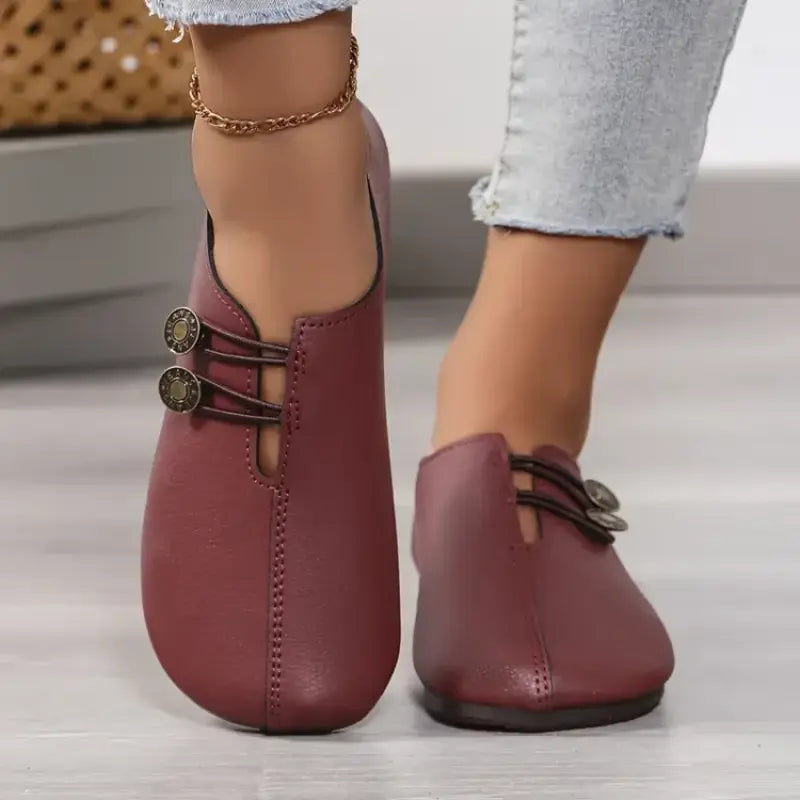 Eveloria Damen Ergonomische Flachschuhe Weiche Sohle