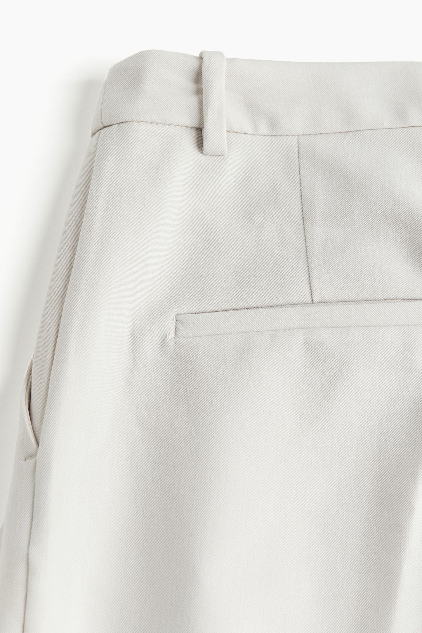 Damenhose Weit Bundfalten Gerader Schnitt
