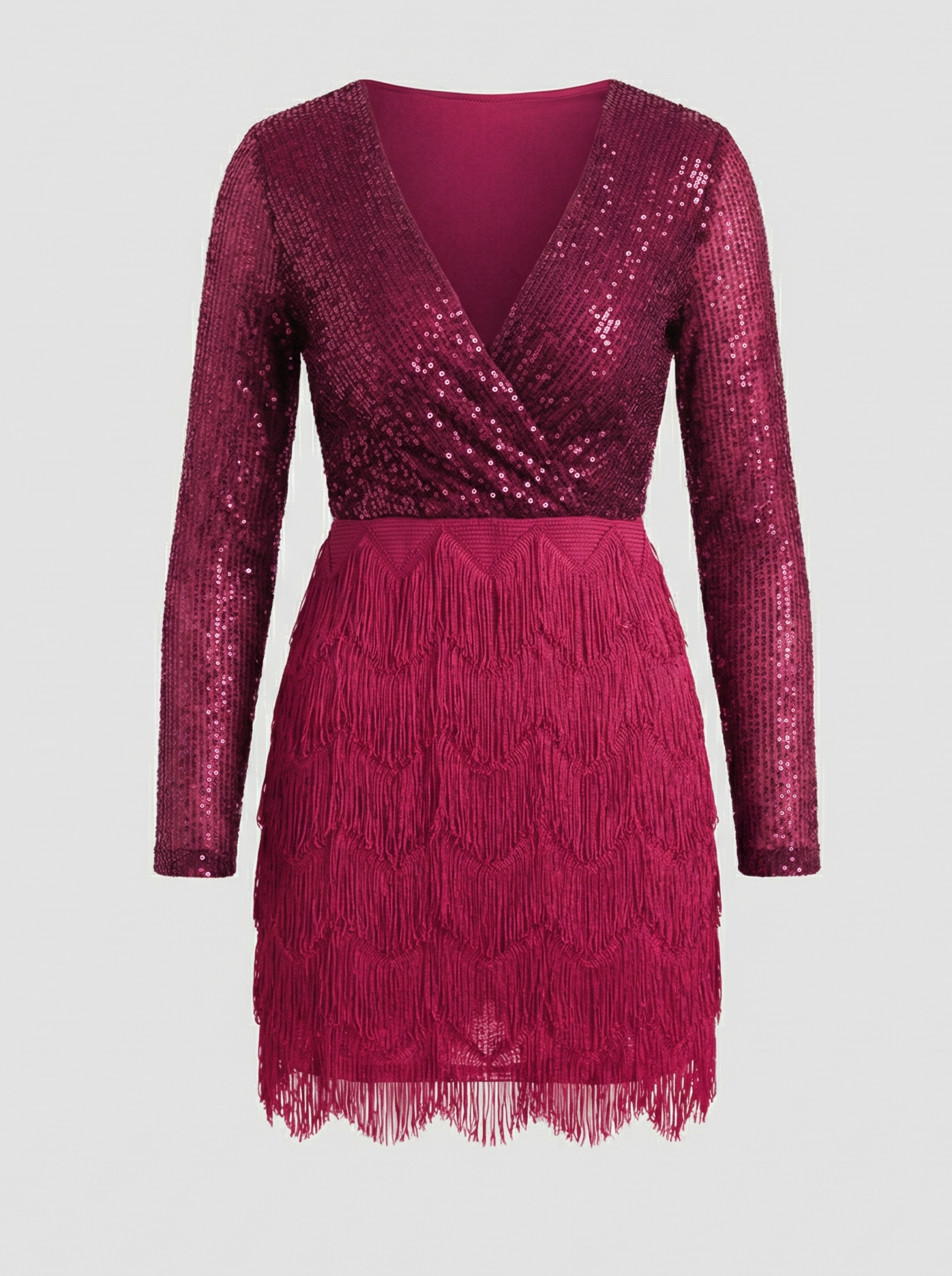 Funkelndes Damenpartykleid Patchwork