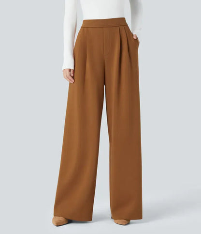 Eveloria Damen High-Waist-Hose Klassisch