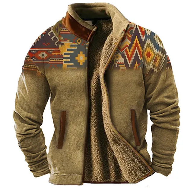 Eveloria Herren Fleecejacke Reißverschluss Schwarz Komfortabel - Eveloria