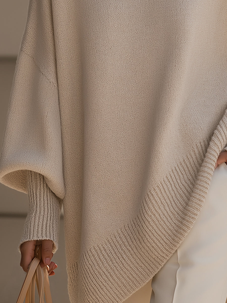 Damen Oversized Pullover Elegantes Design