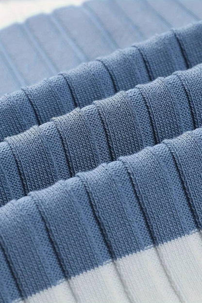 Herren Poloshirt Gestreift Kurzärmelig Sportlich