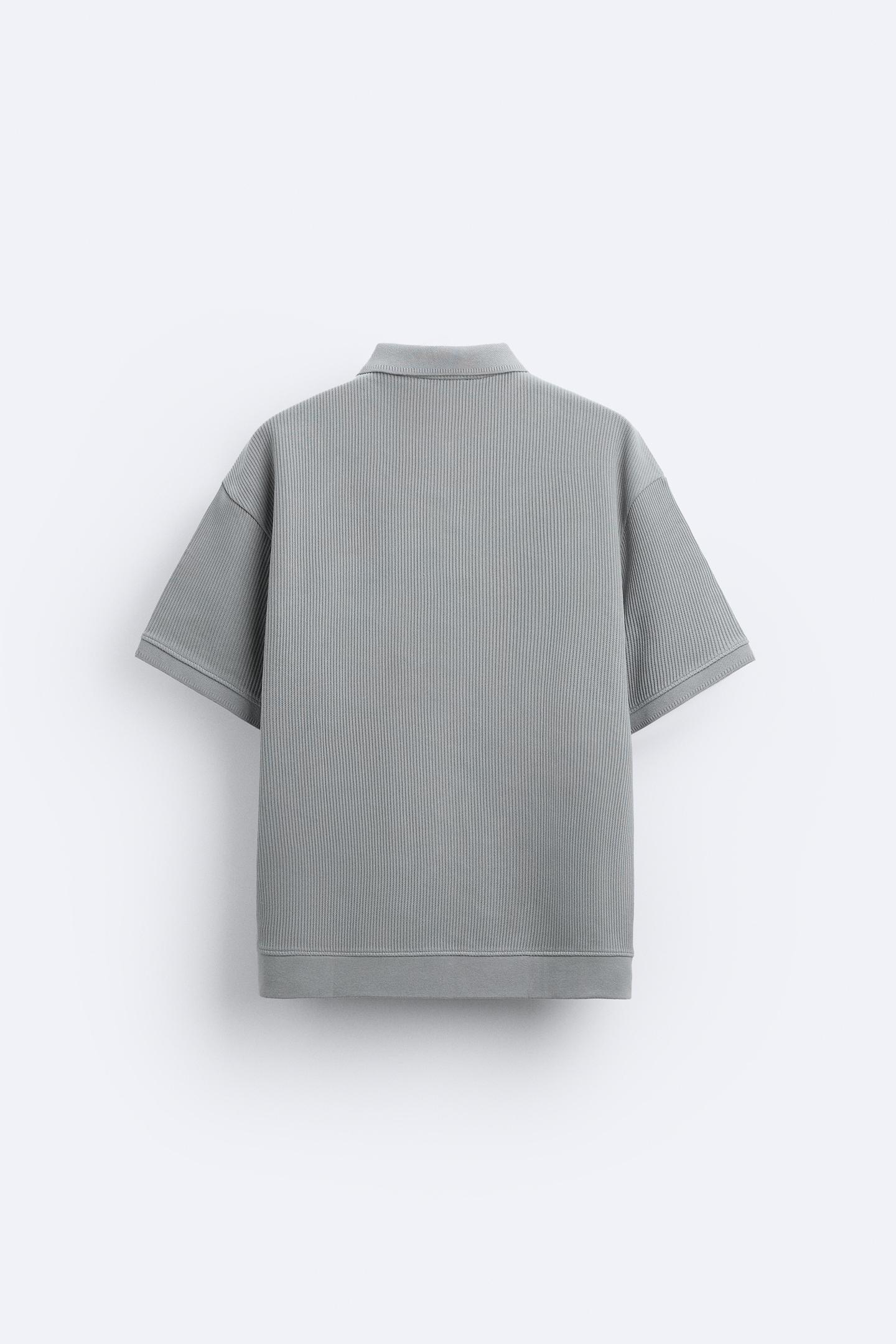 Herren Poloshirt Kurzärmelig Cremeweiß Baumwolle