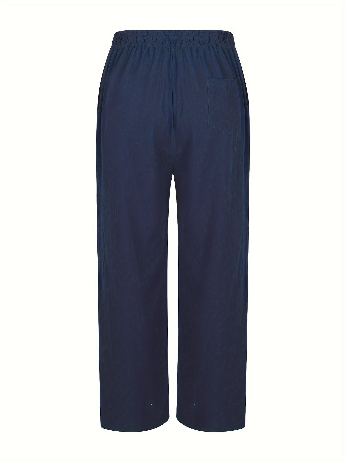 Herren Leinenhose Komfort Lang