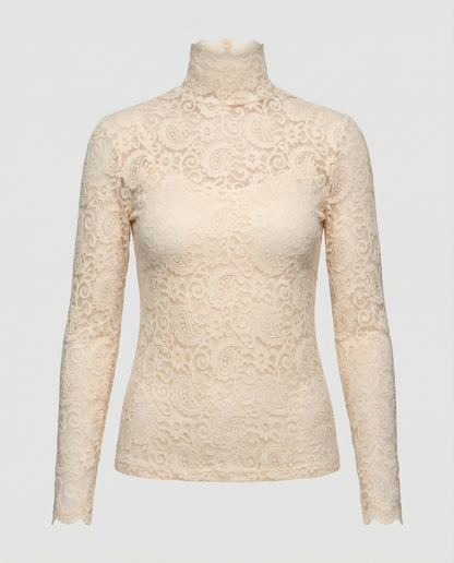 Damen Spitzenoberteil Elegantes Design