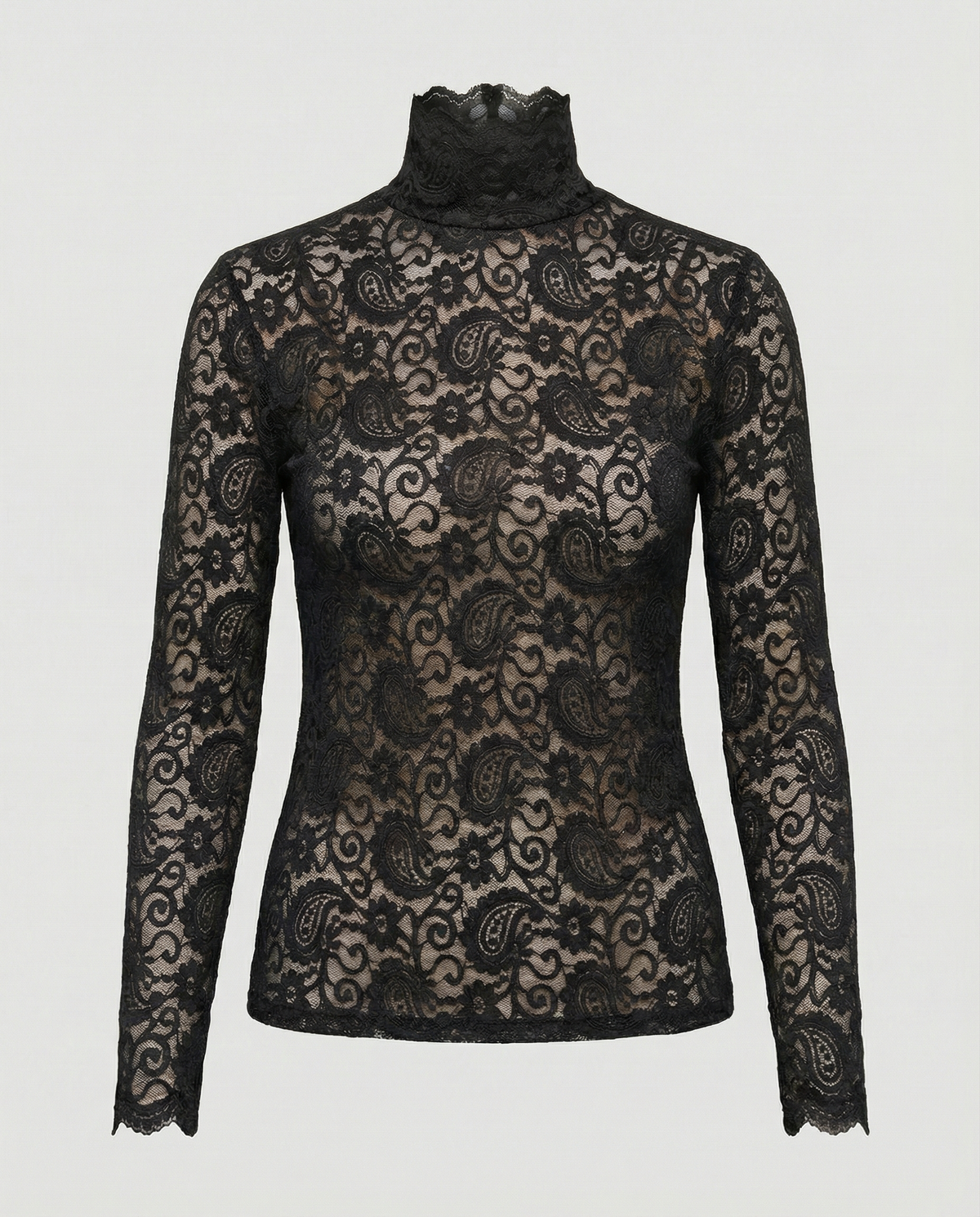 Damen Spitzenoberteil Elegantes Design