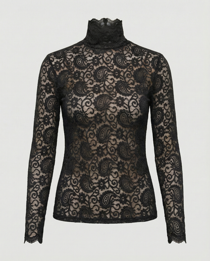 Damen Spitzenoberteil Elegantes Design