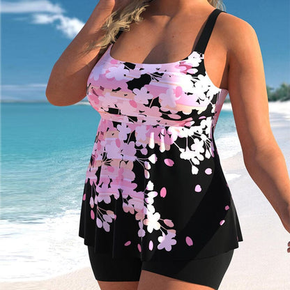 Eveloria Damen Zweiteiliger Badeanzug mit Riemchen - Eveloria
