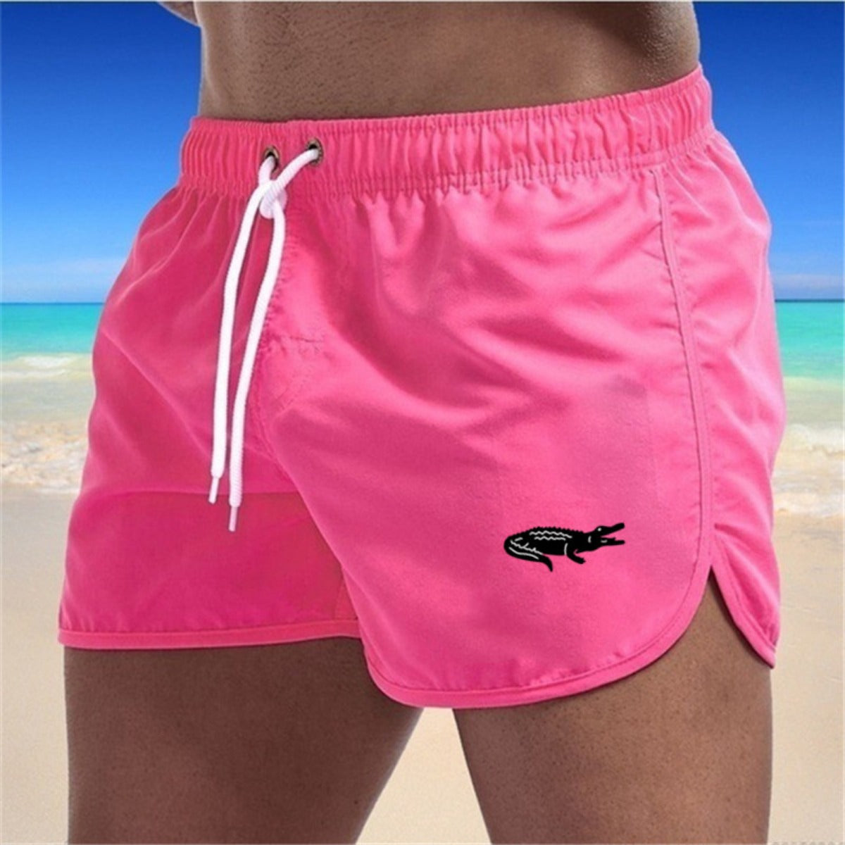 Damen Sportshorts Mehrfarbig Strandshorts