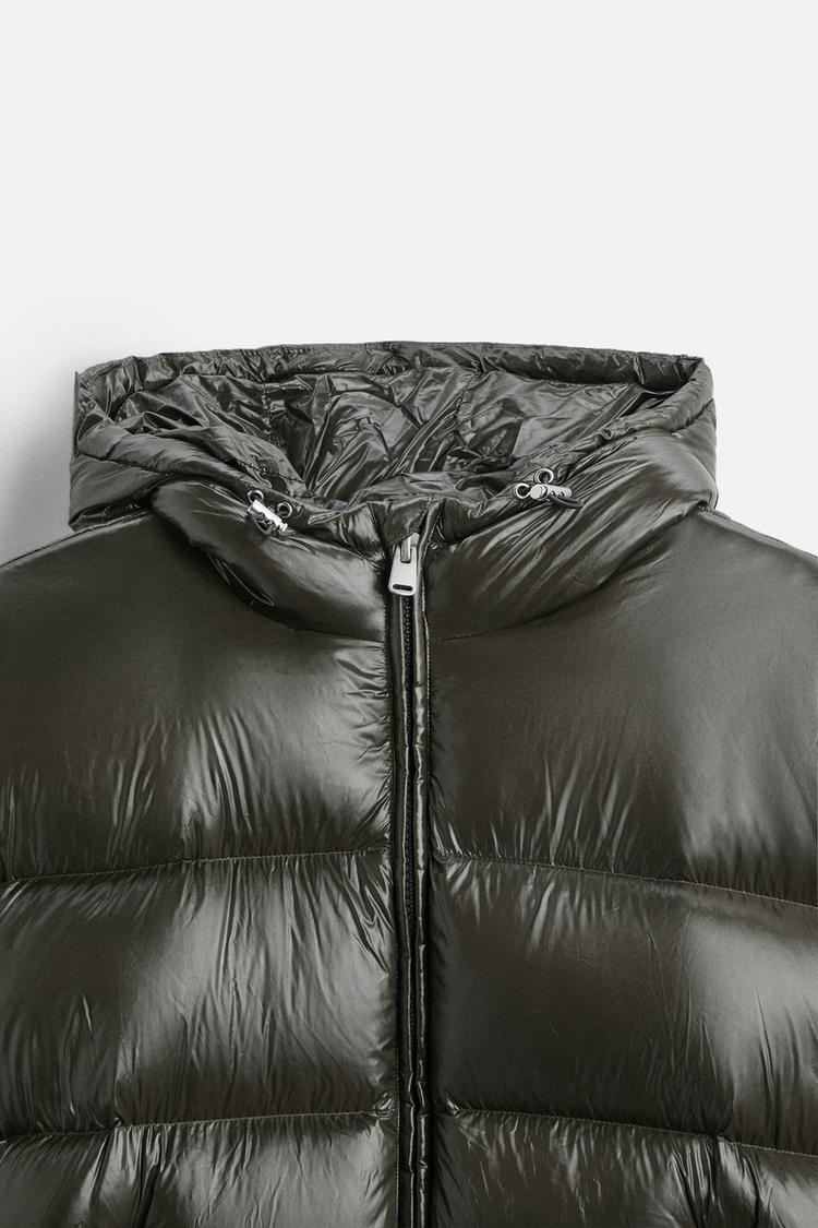 Herren Daunenjacke Kapuze Leicht Warm