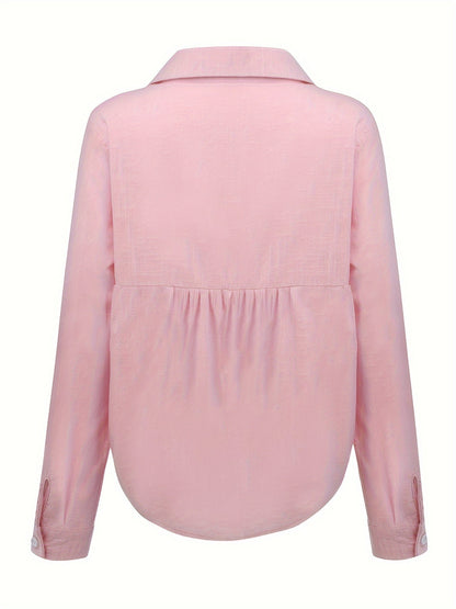 Elegante Damenbluse Langärmlig