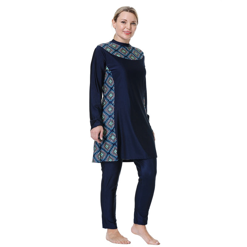 Eveloria Damen Burkini Badeanzug Große Größen