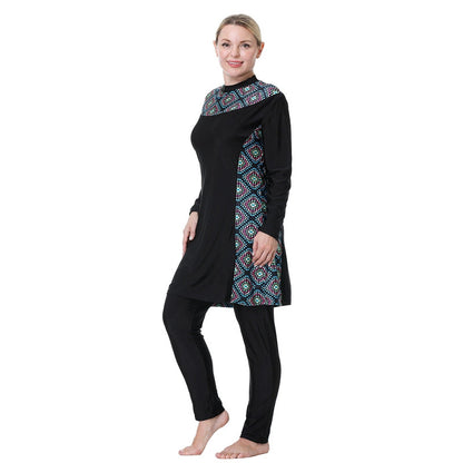 Eveloria Damen Burkini Badeanzug Große Größen - Eveloria