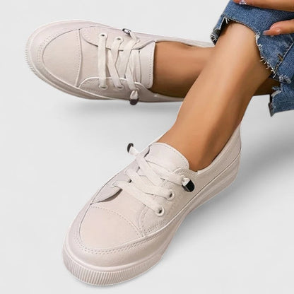 Damen Klassische Schnürsneaker Frühling