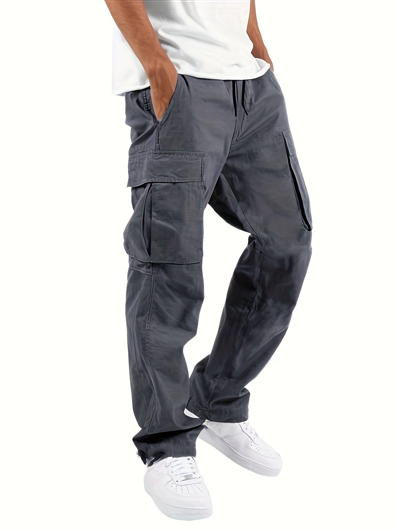 Herren Cargohose Lang Baggy