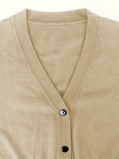 Eveloria Damen Bolerojacke Knopfverschluss