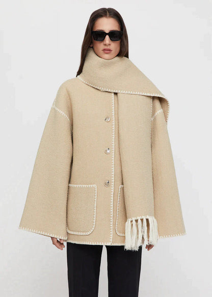 Damen Elegante Schaljacke Warm