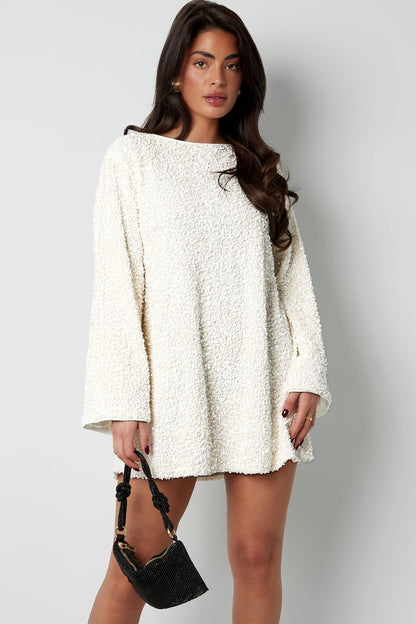 Damen Langarmkleid Hochzeitsgast Mini mit Schleife