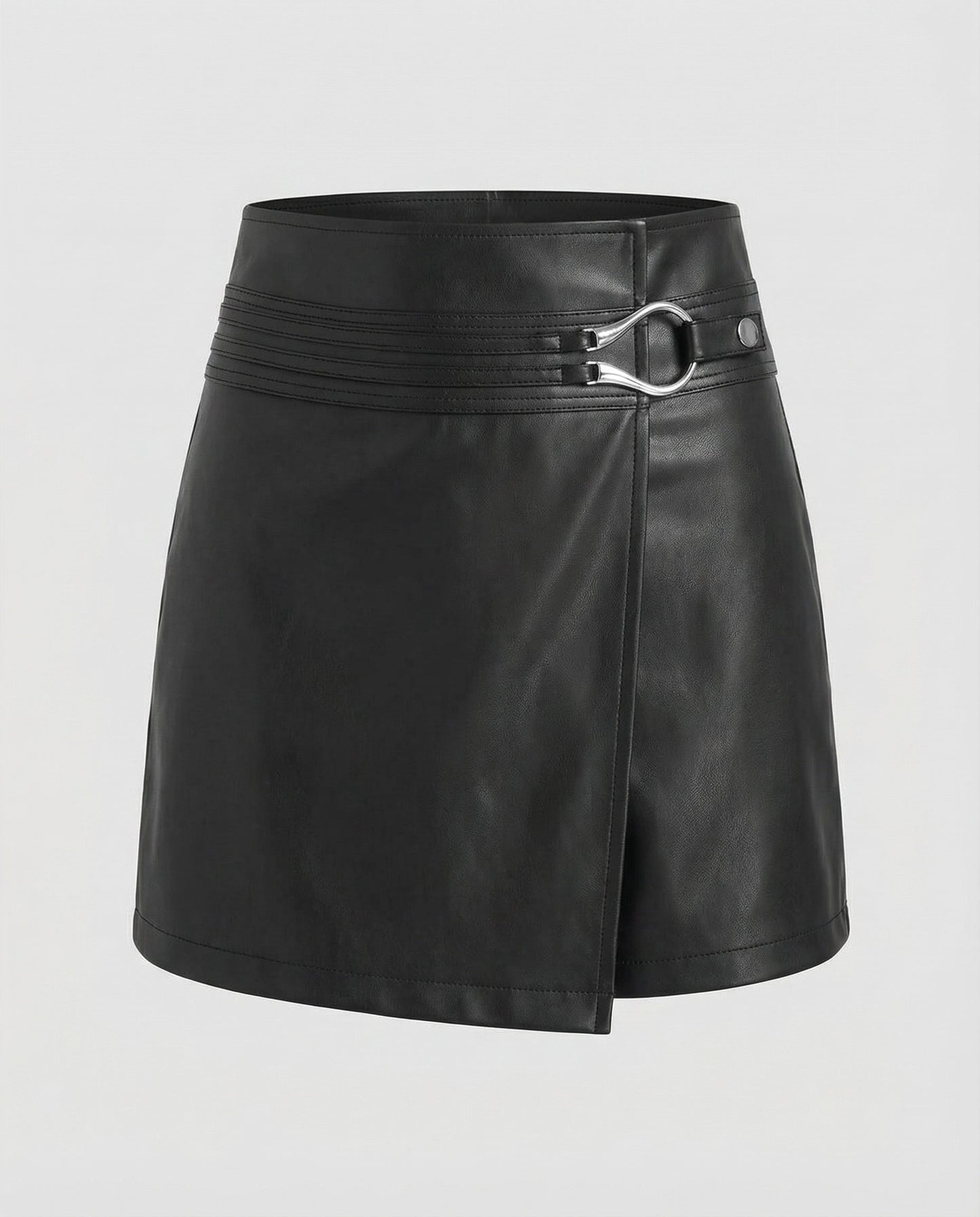 Damen Schnallen Shorts Stylisch