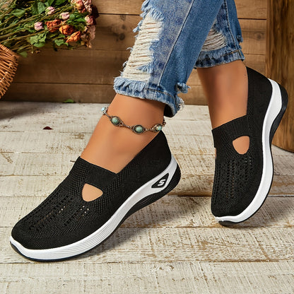 Eveloria Damen Slip-On Sneaker Atmungsaktives Material