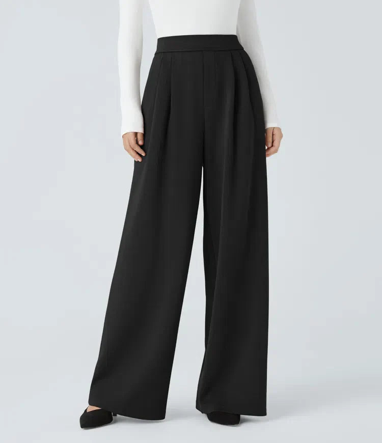 Eveloria Damen High-Waist-Hose Klassisch