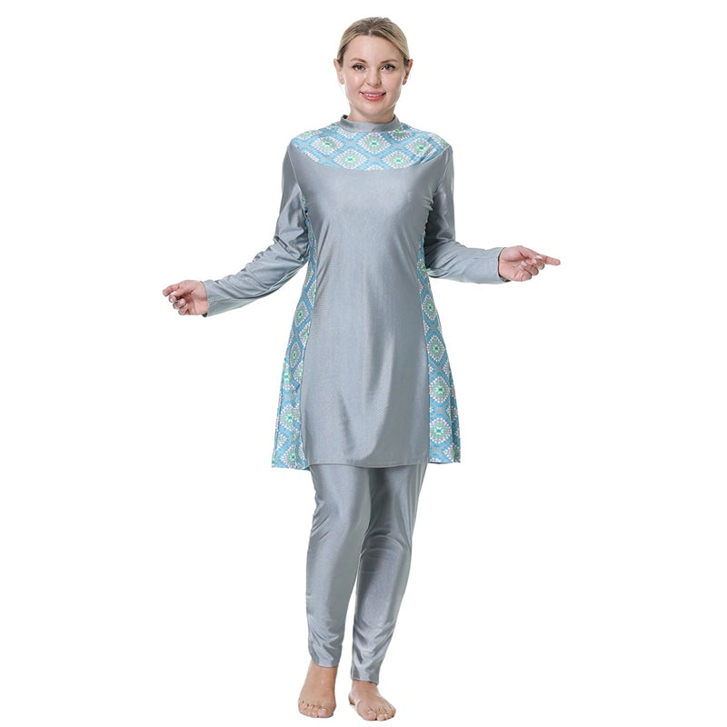 Eveloria Damen Burkini Badeanzug Große Größen