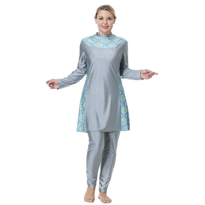 Eveloria Damen Burkini Badeanzug Große Größen