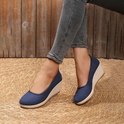 Eveloria Damen Keilschuhe Lässig