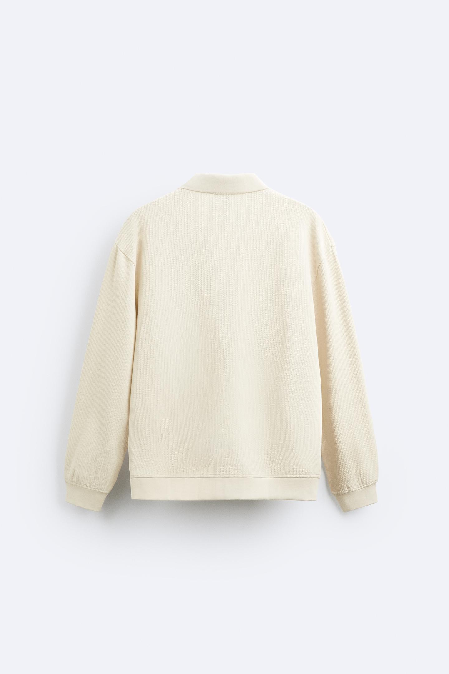 Beiger Pullover Polokragen Lässig Eleganz