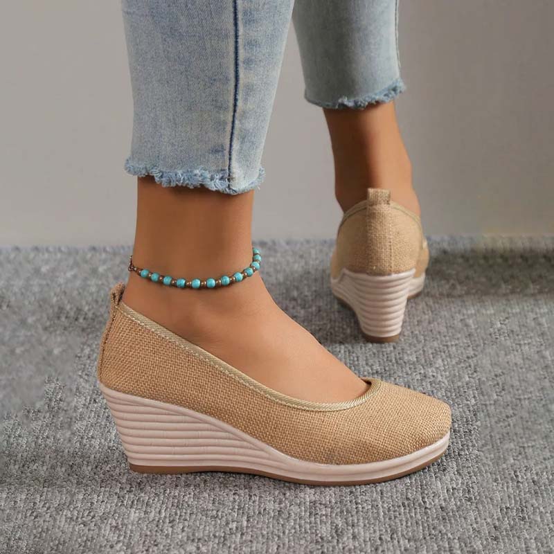 Eveloria Damen Keilschuhe Lässig