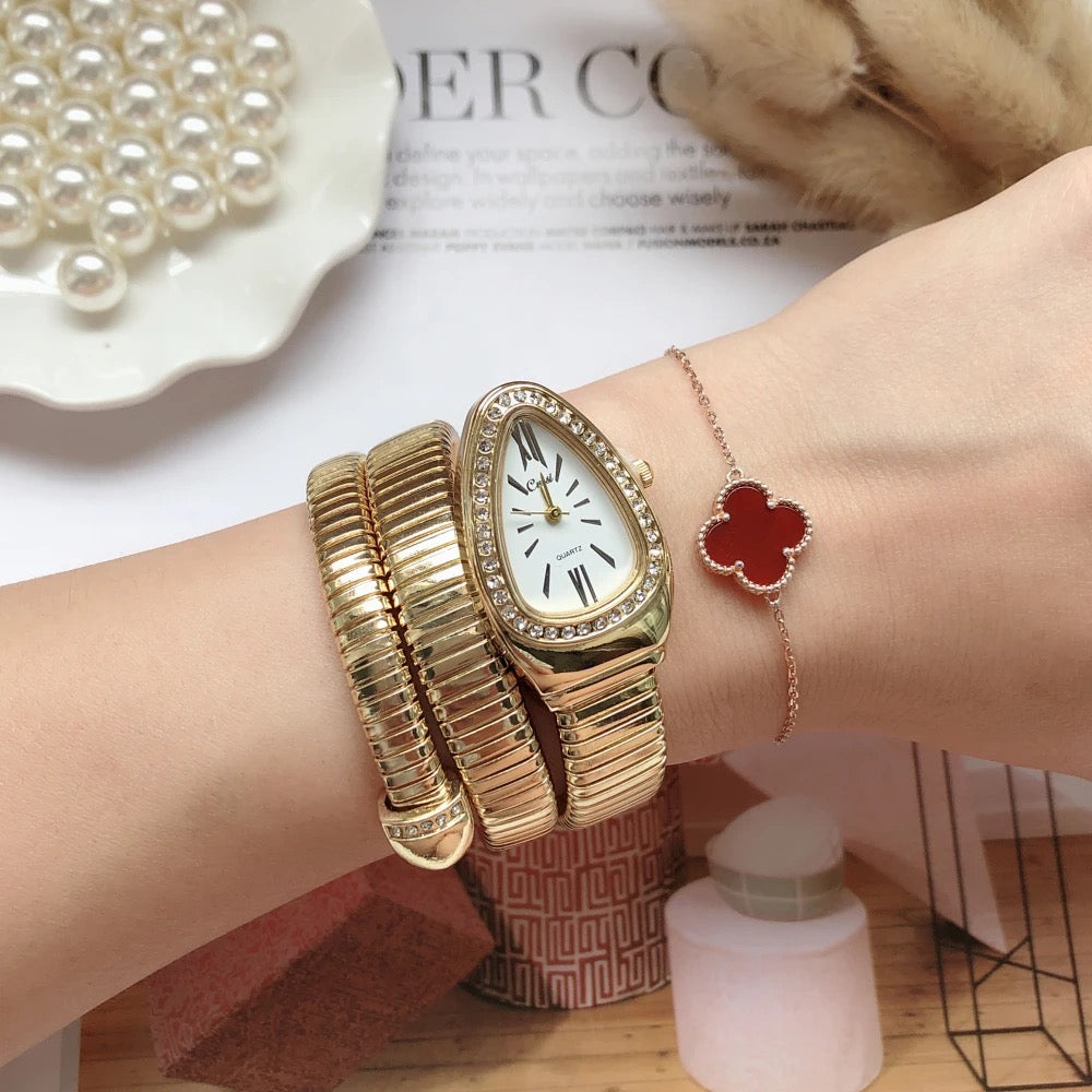 Eveloria Damen Armbanduhr Gold - Eveloria