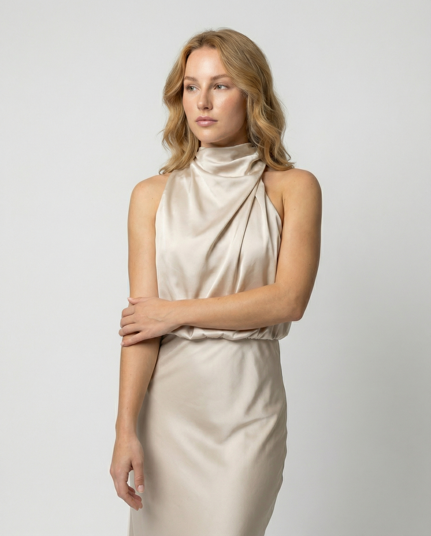 Eveloria Damen Abendkleid Lang Glänzend Elegant Schwarz - Eveloria