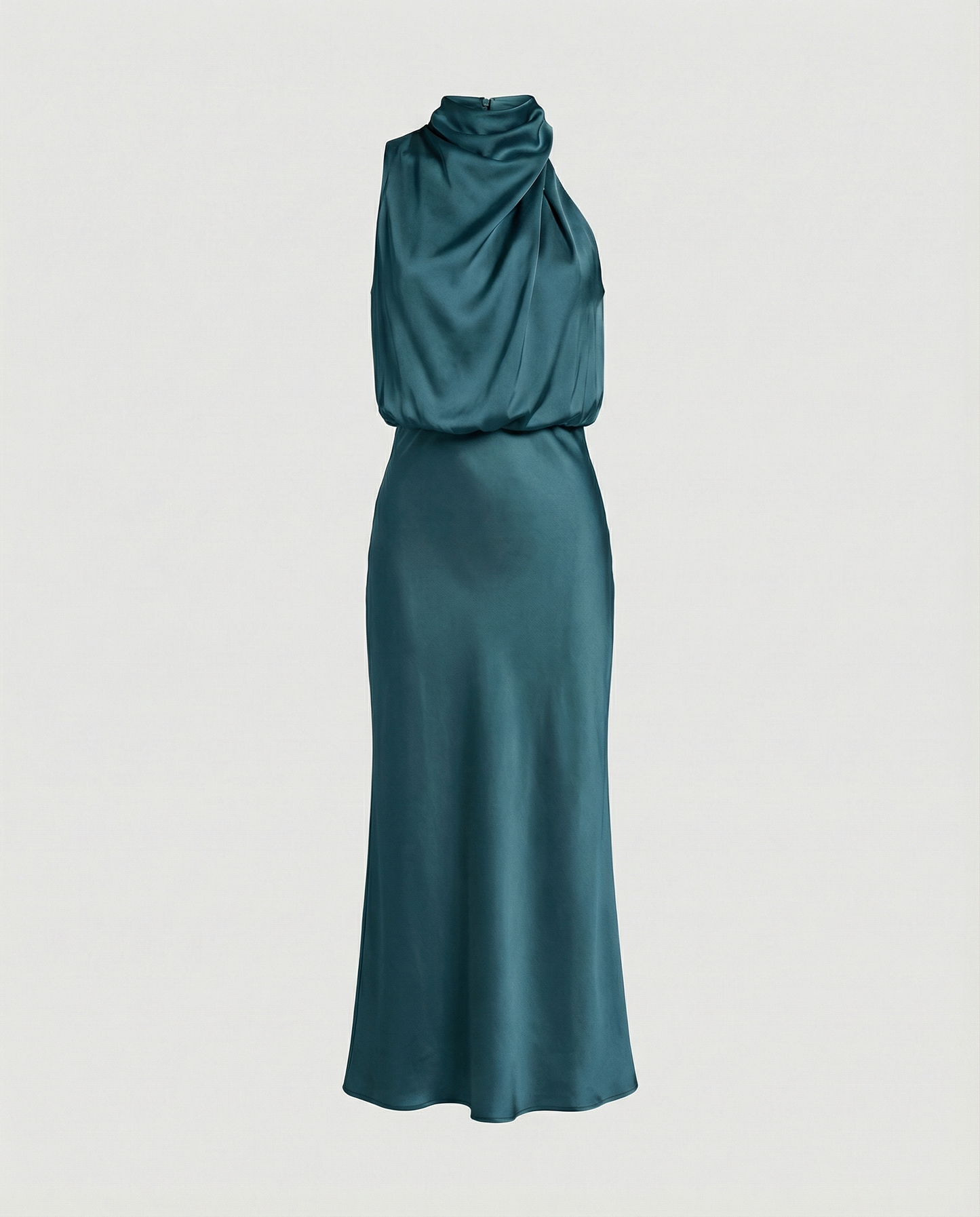 Eveloria Damen Abendkleid Lang Glänzend Elegant