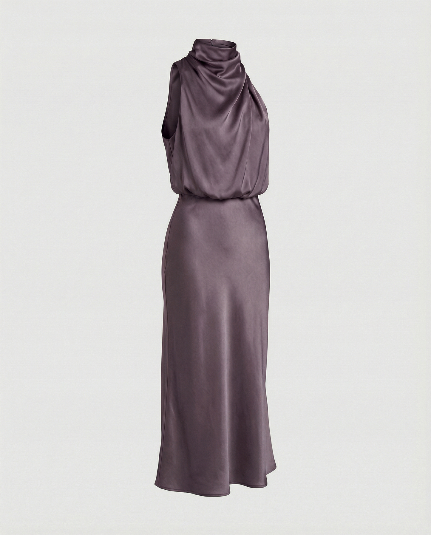 Eveloria Damen Abendkleid Lang Glänzend Elegant