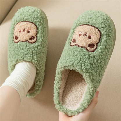 Eveloria Damen Flauschige Tierpantoffeln
