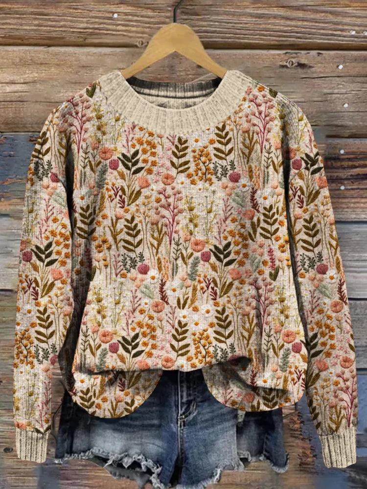 Eveloria Damen Strickpullover Trendig