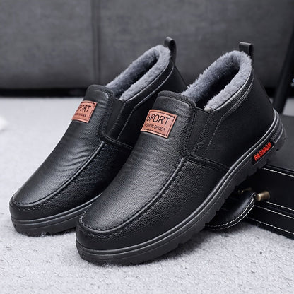 Yarden Herren Winter Slip-On Schuhe Warmfutter Mittlerer Schnitt