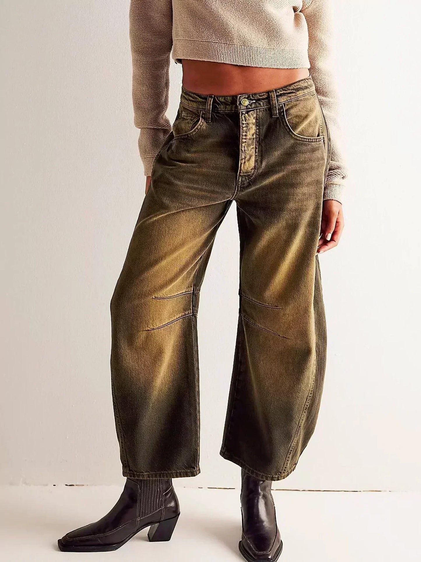 Damen Jeans Moderner Stil Komfort