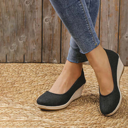 Eveloria Damen Keilschuhe Lässig