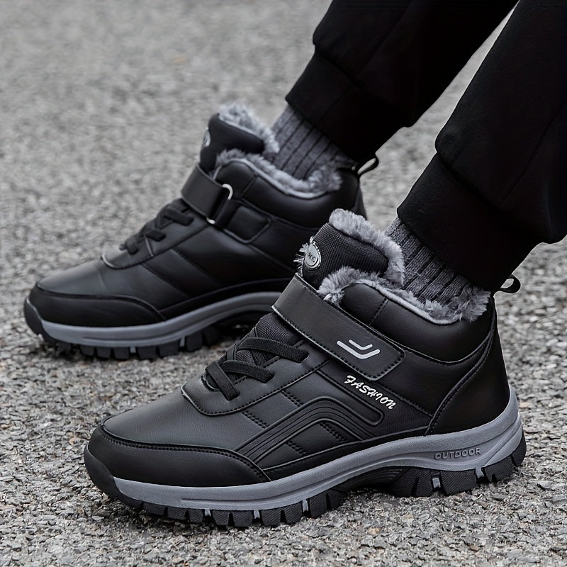 Herren Winterstiefel Mittelhoher Schnitt Warmfutter