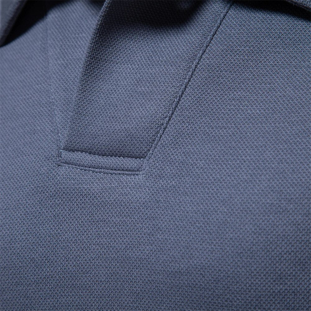 Herren Poloshirt Baumwolle Weiß