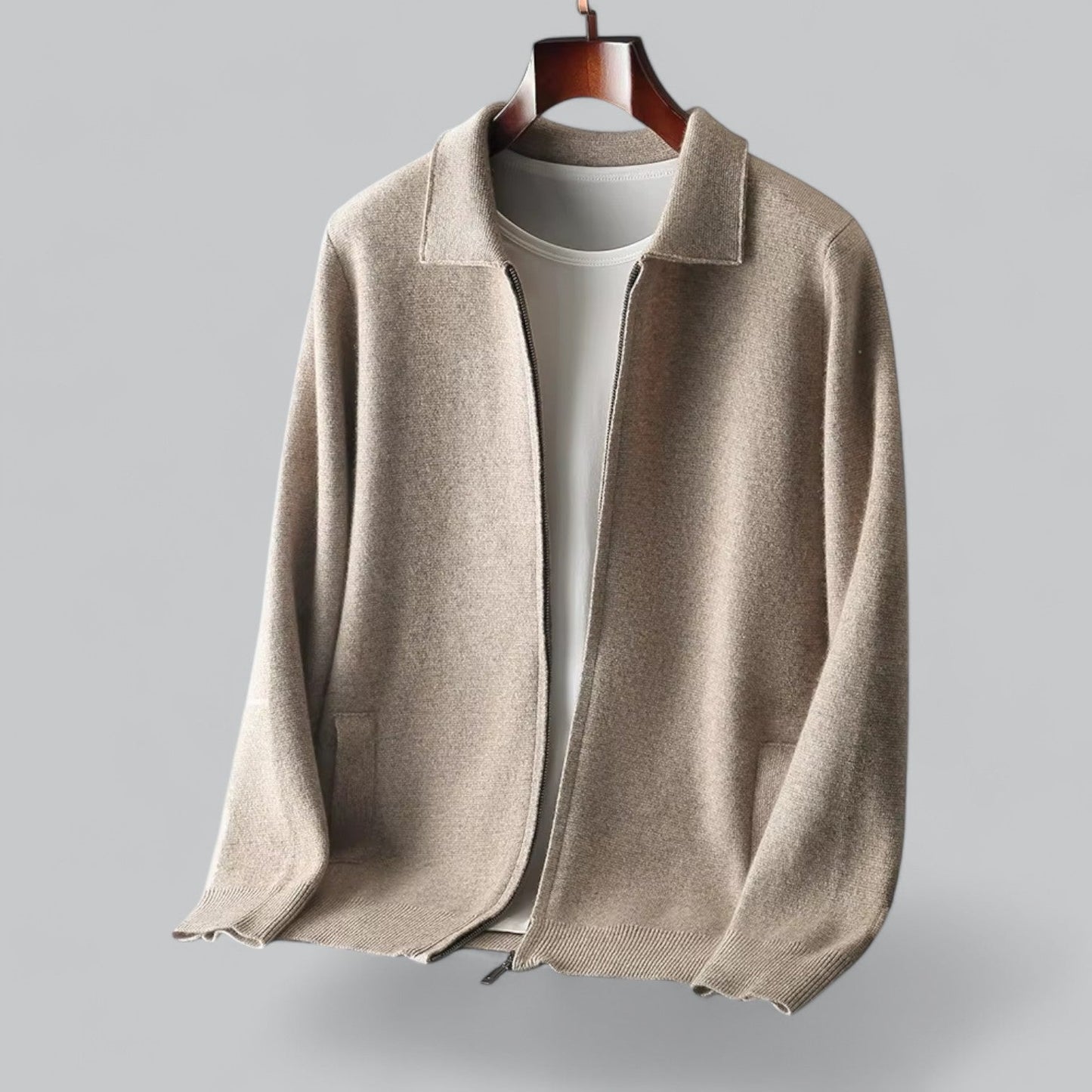Eveloria Herren Reißverschlussjacke Bequem