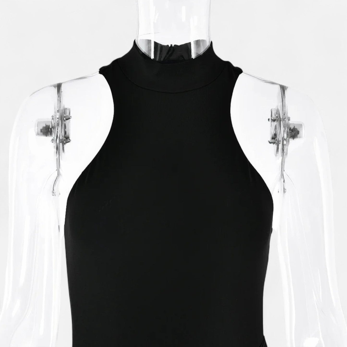 Damen Maxikleid Neckholder Cut-Out Kleid