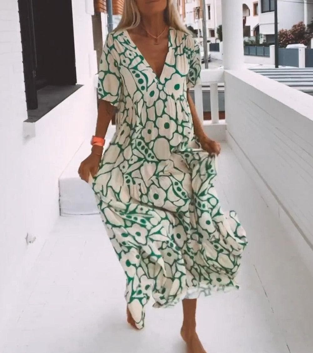 Eveloria Damen Maxikleid Sommerdesign
