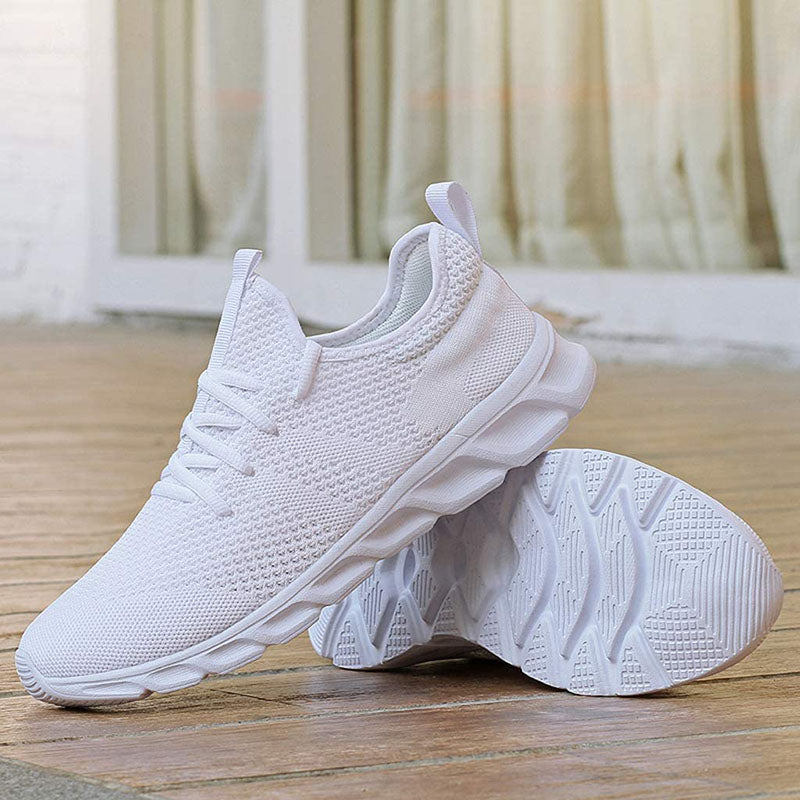 Damen Strick Sneaker mit Schnürung - Eveloria