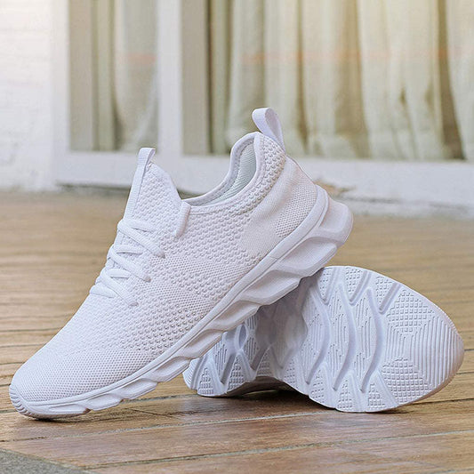 Damen Strick Sneaker mit Schnürung - Eveloria