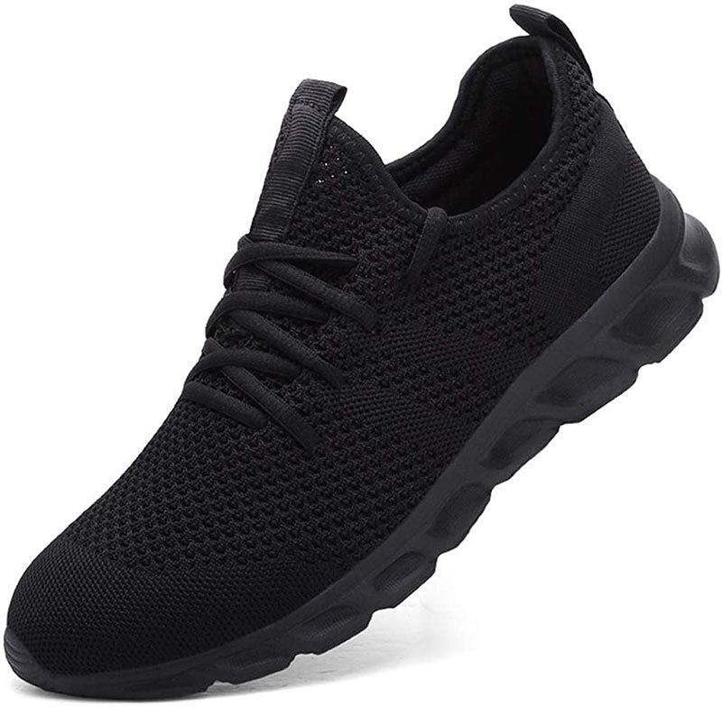 Damen Strick Sneaker mit Schnürung