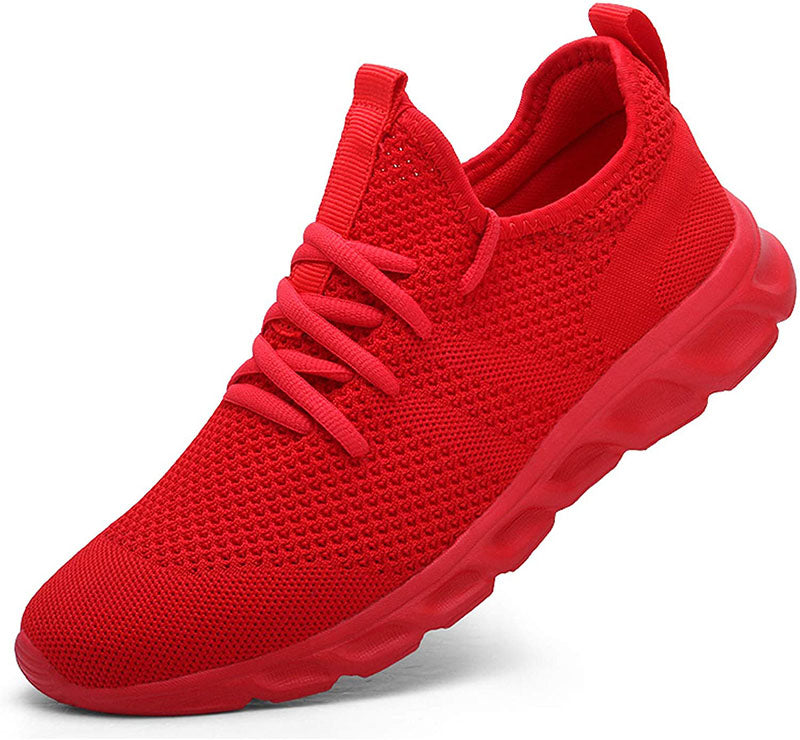 Damen Strick Sneaker mit Schnürung